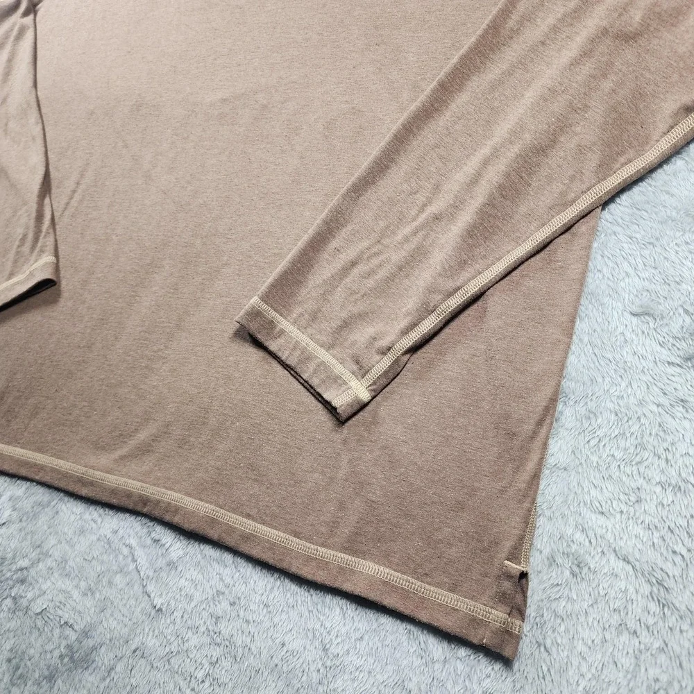 Alaskan Hardgear‎ Pullover Mens 3XL Brown 1/4 Zip Fishing Mesh Lined Outdoor